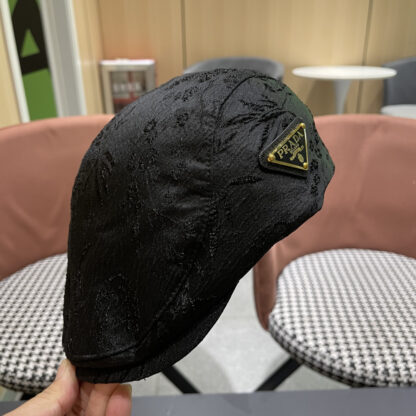 Prada Chinese style jacquard fashion exquisite peaked cap - Image 7