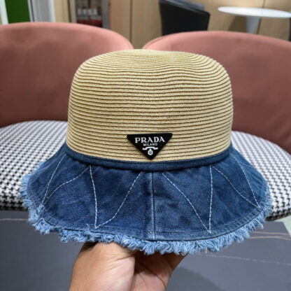Prada colorblock summer casual bucket hat - Image 6