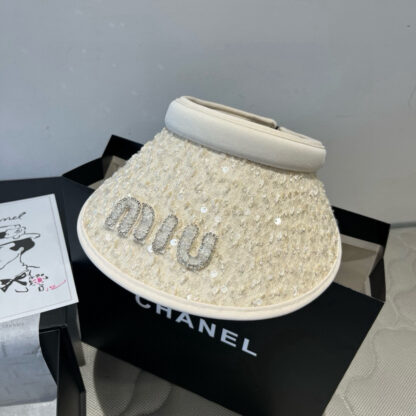 Miu Miu new hollow top sun hat - Image 8
