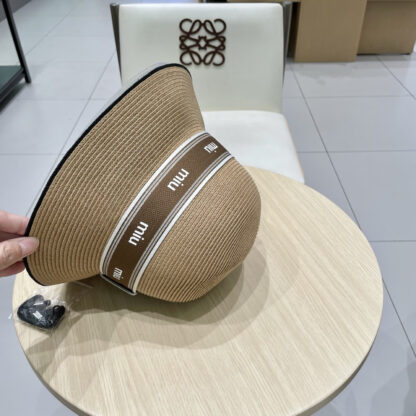 Miu Miu new raffia hat - Image 8