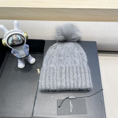 Yves Saint Laurent wool-blend knitted hat - Image 7