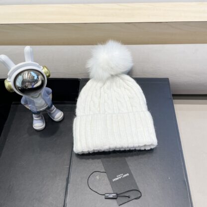 Yves Saint Laurent wool-blend knitted hat - Image 7