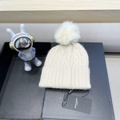 Yves Saint Laurent wool-blend knitted hat - Image 7