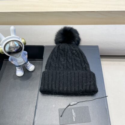 Yves Saint Laurent wool-blend knitted hat - Image 7