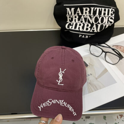 Yves Saint Laurent early spring new simple baseball cap - Image 7