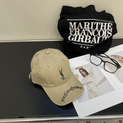 Yves Saint Laurent early spring new simple baseball cap - Image 7