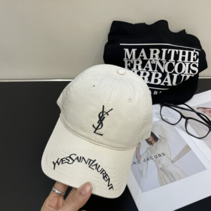 Yves Saint Laurent early spring new simple baseball cap - Image 7