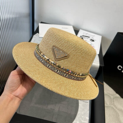 Prada's new ethnic style straw hat - Image 7