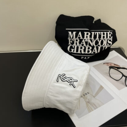 Saint Laurent lettering embroidered bucket hat - Image 7