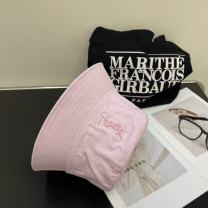 Saint Laurent lettering embroidered bucket hat - Image 7