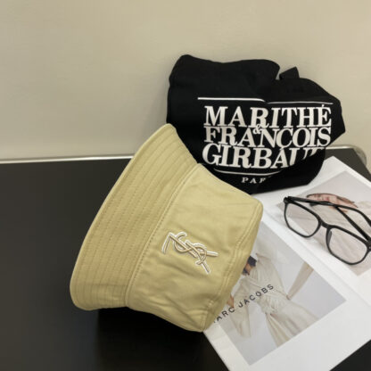 Saint Laurent lettering embroidered bucket hat - Image 7