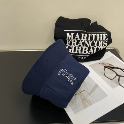 Saint Laurent lettering embroidered bucket hat - Image 7