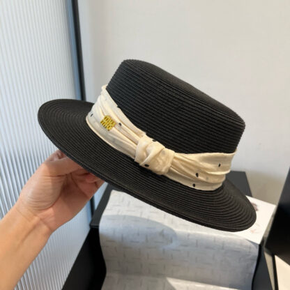 Miu Miu new flat top sun hat - Image 8