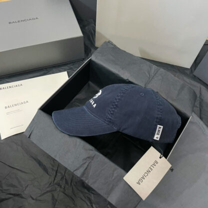 Balenciaga new double circle letter embroidered baseball cap - Image 7