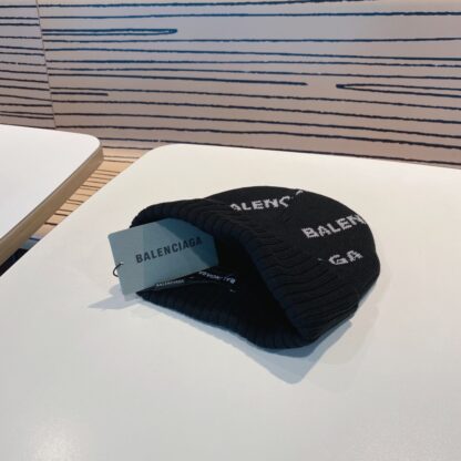 Balenciaga autumn and winter unisex letter knitted hat - Image 7