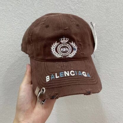 Balenciaga Korean version of British casual custom baseball cap - Image 7