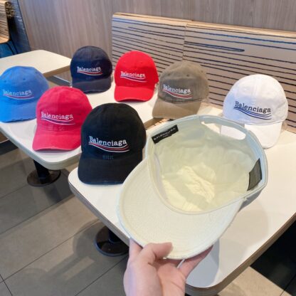 Balenciaga Unisex Korean British Casual Custom Baseball Cap - Image 7