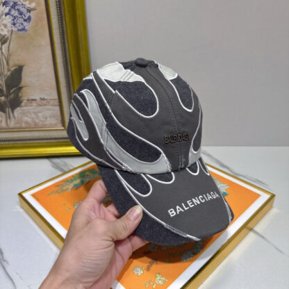 Balenciaga cotton denim distressed trendy baseball cap - Image 7