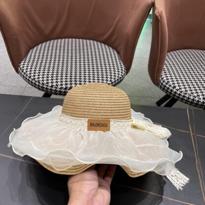 Balenciaga French wave-edge sun hat - Image 6