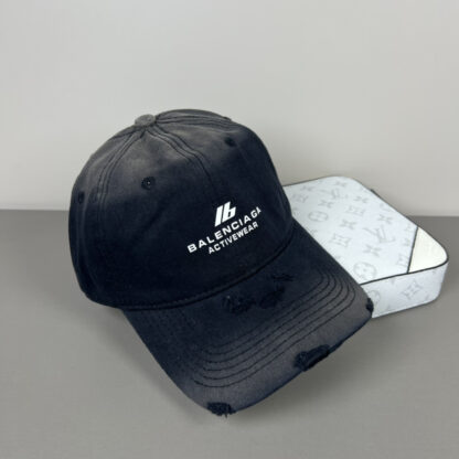 Balenciaga classic quote embroidered couple baseball cap - Image 7