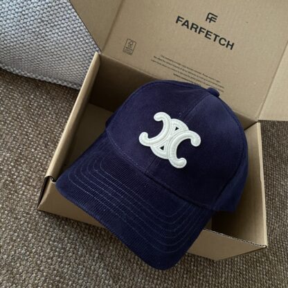 Celine autumn and winter retro hard top baseball cap - Image 7