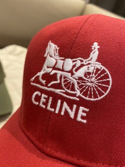 Celine horse and carriage embroidered baseball cap - Image 3