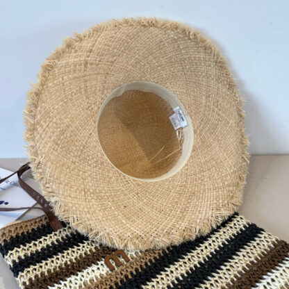 Celine raffia beach hat - Image 7