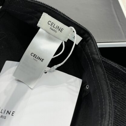 Celine autumn and winter logo corduroy baseball cap - Image 7
