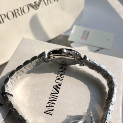 Armani Fashion Sparkling Mother-of-Pearl Quartz Steel Strap Women's Watch - Image 8