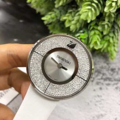 Swarovski starry leather strap women's watch - Image 6