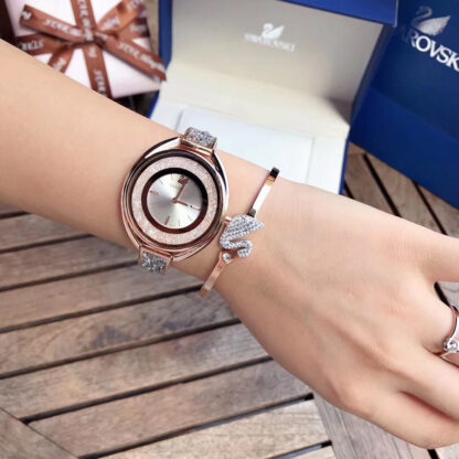 Swarovski crystal diamond watch - Image 7