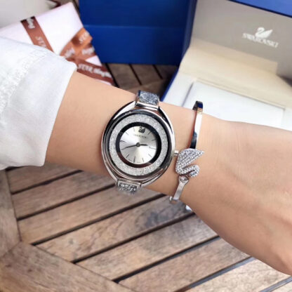 Swarovski crystal diamond watch - Image 7