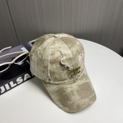 Celine Spring Washed Baseball Cap - Image 7