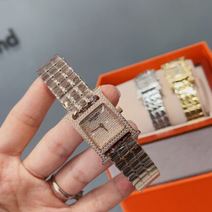 Hermes Square Dial Fashionable Temperament Watch - Image 7