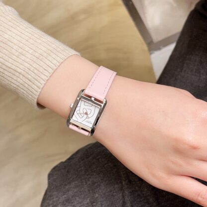 Hermes classic square dial exquisite watch - Image 7