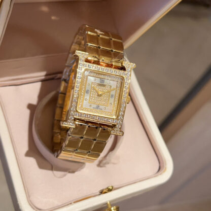 Hermes Gypsophila Square Dial Elegant Watch - Image 7