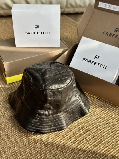 Celine sheepskin diamond high fashion bucket hat - Image 7