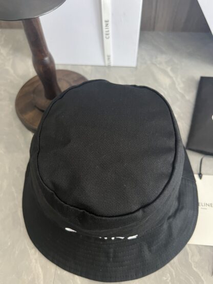 Celine new cotton embroidered bucket hat - Image 7