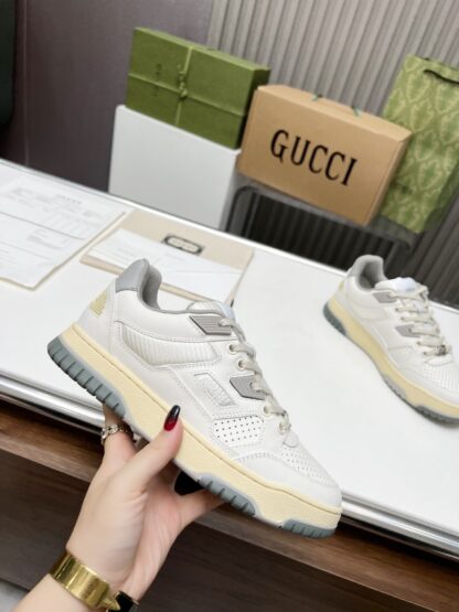 Gucci high and low top distressed sneakers - Image 7