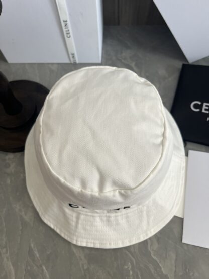 Celine embroidered lightweight bucket hat - Image 7