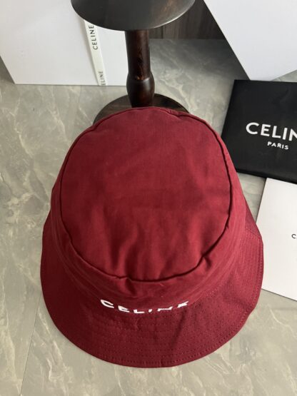 Celine embroidered lightweight bucket hat - Image 7