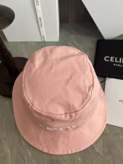Celine embroidered lightweight bucket hat - Image 7