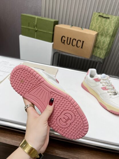 Gucci high and low top distressed sneakers - Image 7