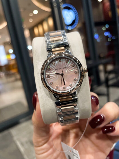 Bulgari Women's Mother-of-Pearl Intarsia Watch - Image 7