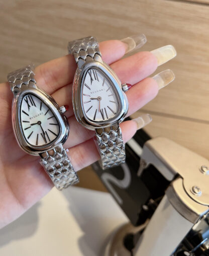 Bulgari Slim Gold Snake Shadow Sparkling Watch - Image 7