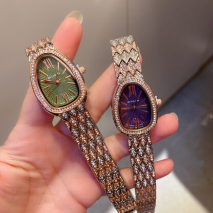 Bulgari gilded snake shadow shining watch - Image 7