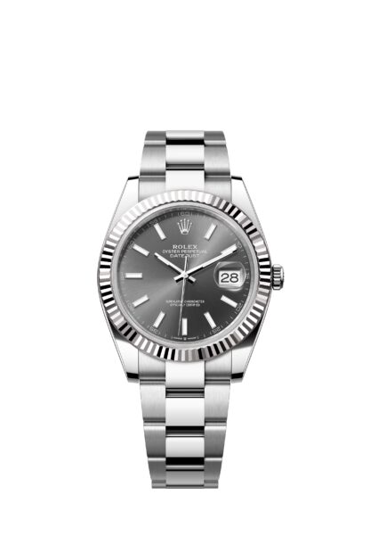 Rolex 41mm Datejust White Shell Ring Three Beads Strap - Image 7