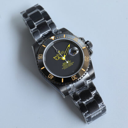 Rolex BLAKEN Submariner Series! Night Black Simple Casual Style - Rolex Carbon Black Steel King - Image 7