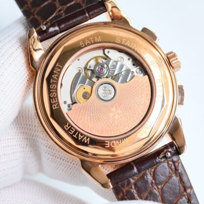 Vacheron Constantin Mechanical watch with moon phase movement - Image 7
