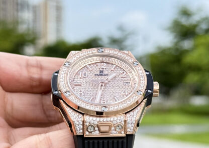 Hublot Big Bang "One Click" Stainless Steel Rainbow Watch - Image 7